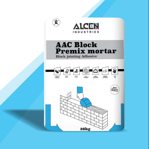 ALCEN AAC Block Premix Mortar – High Strength Jointing Adhesive, No Curing Needed, Uniform Quality, 30kg Bag